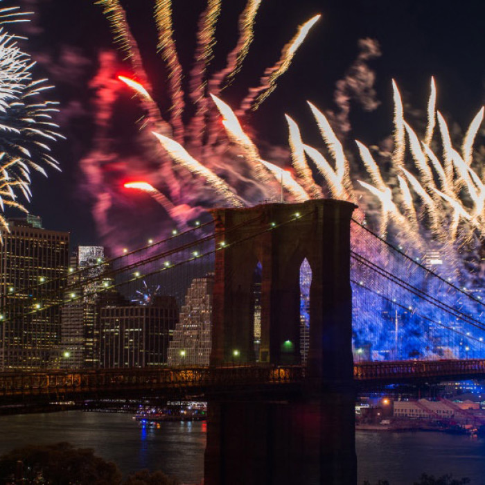 July 4th Fireworks in Lower Manhattan